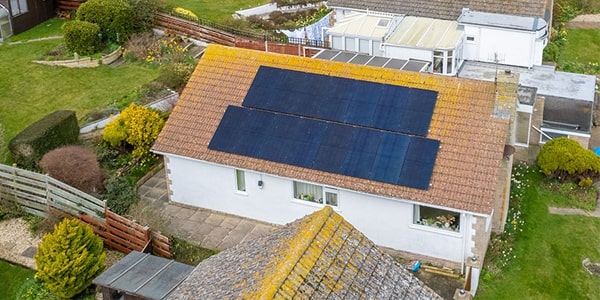 solar panels installed in Bridport