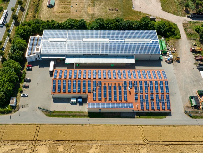 agricultural buildings with solar pv panels