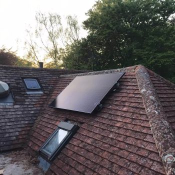 Solar Panels On a Roof in the UK