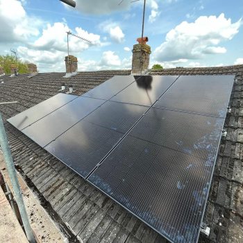 Solar PV Installed On a Roof in the UK