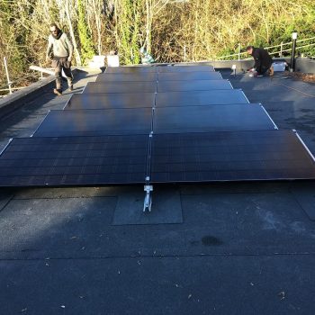 solar PV flat roof