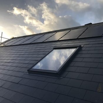 solar panels integrated
