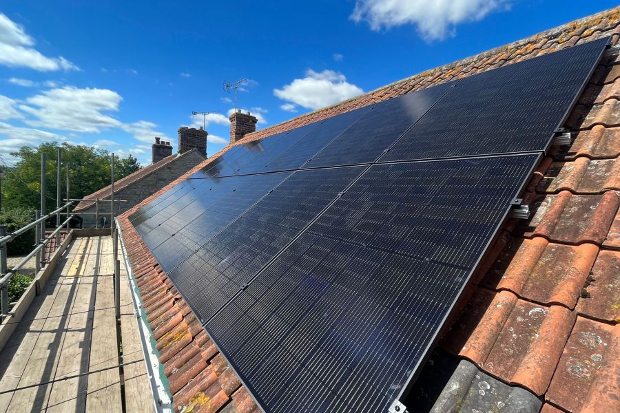 solar panel installation in Dorchester