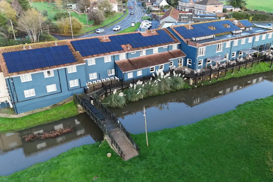 Solar Panels on Large Commercial Building